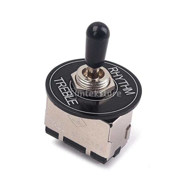 Non-brand LP エレクトリックギター用 リズムトレブルワッシャーリング付き 3ウェイ トグ...