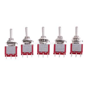 5個 3ウェイ ギタートグルスイッチ エレクトリックギター/ベース用