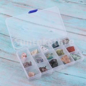 15個/セット天然鉱石クリスタルオリジナルストーンミックスミネラル標本D