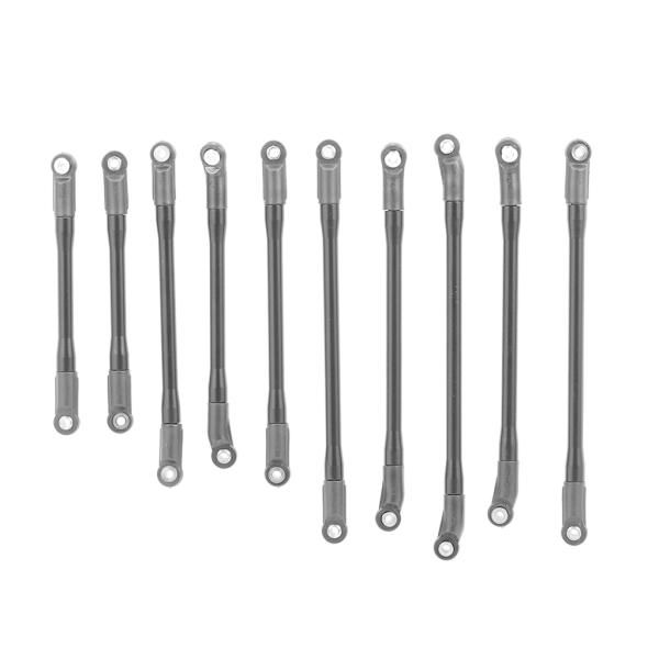 MagiDeal10ピース/個アルミニウムプルロッドエンドジョイントキットに1/10アキシャルSCX...