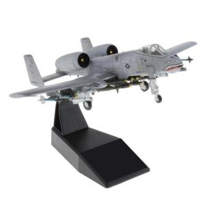 1:100 スケールA-10 攻撃飛行機戦闘機モデル-ダイキャスト航空機飛行機-ミニホームオフィス装...