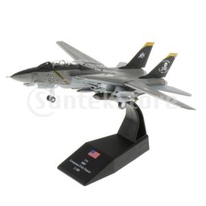人気商品 F-14 戦闘爆撃機 航空機 3D合金モデル 1/100スケール F-14 トムキャット 戦闘機 攻撃飛行機 合金戦闘機 軍事模型 ダイキャスト