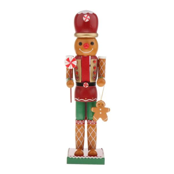 クリスマス木製くるみ割り人形の家の装飾クルミの兵士のクリスマス58211-14