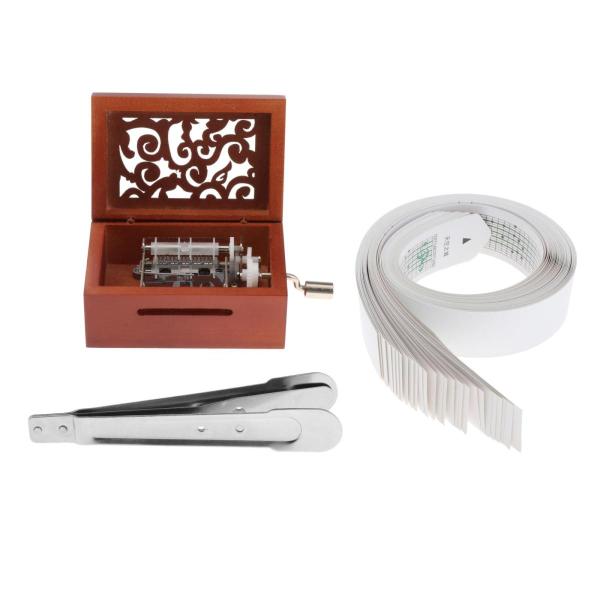 15リアクションハンドクランクオルゴールムーブメント穴パンチャーと論文diyあなたの音楽ツールキット...