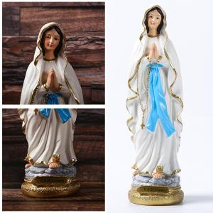 大理石風 聖母マリア像 彫像 彫刻高さ 約29ｃｍ キリスト教美術 カトリック 彫像/彫刻] | [西洋] | [浪漫堂ショップ]