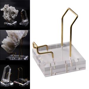 ディスプレイスタンド鉱物鉱石ジオード岩石標本収集品石ホルダー