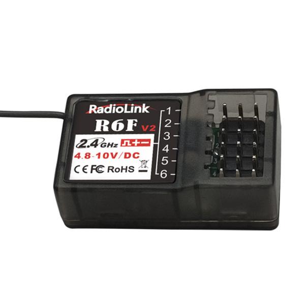 2.4 2.4ghz 6CH fhss R6F受信機3v-12vサポートhvサーボRC6GSためV2...