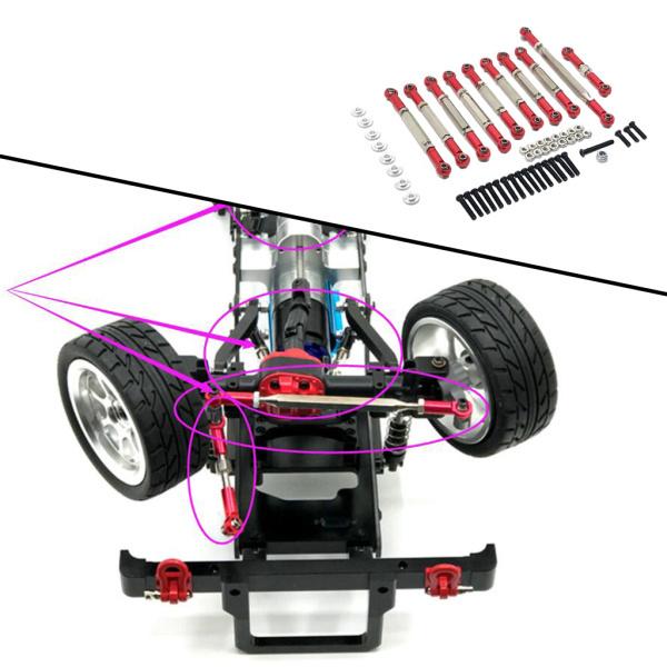 MN D90 D91 D96 MN99S 1 / 12RCカーレッド用RCプルロッドステアリングリン...