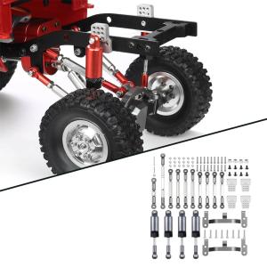 WPL C-14 レッドオフロードRCカー 4WDメタル化！ WPL JAPAN C14 キットメタルエディション 1/16 RCカー オフロード 4WD