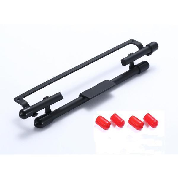 WPL D121：10スケールRCカーピックアップトラックアクセサリーリア用CNCメタルバンパー