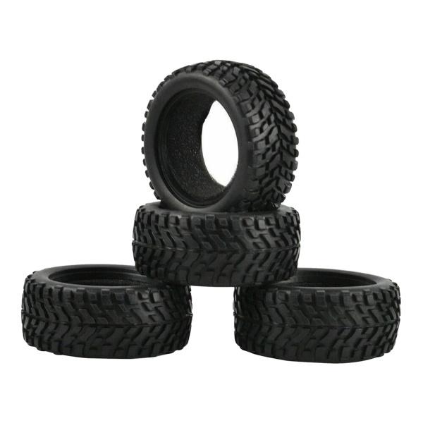 4ピースRCカーラリータイヤHSPHPI 1 / 10RCカー用ラバーホイール