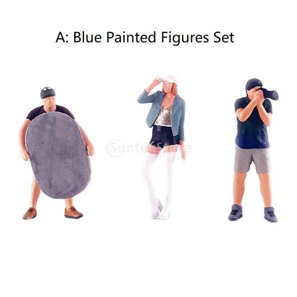 1/64ペイントされたフィギュアシューティングクリエイティブレジン1：641/64ドールハウスティー...