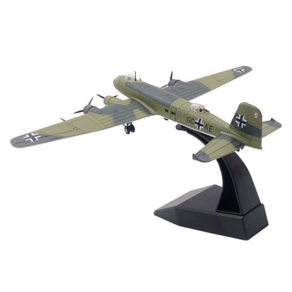 ダイキャスト航空機モデル1/144装飾ギフト合金FW200デスクトップホーム用
