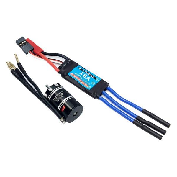 RCカー交換用ブラシレスモーター18AESC電動スピードコントローラー5800KV