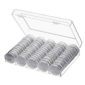 1オンス銀貨 4枚セット コインカプセル入り 40.8mm コインケース コインカプセル イーグル銀貨 カンガルー