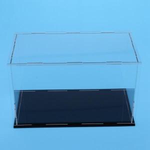 収集品のための透明なアクリルの陳列ケース防塵オーガナイザーホルダー20x10x15cm｜stk-shop