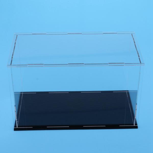 収集品のための透明なアクリルの陳列ケース防塵オーガナイザーホルダー20x10x15cm