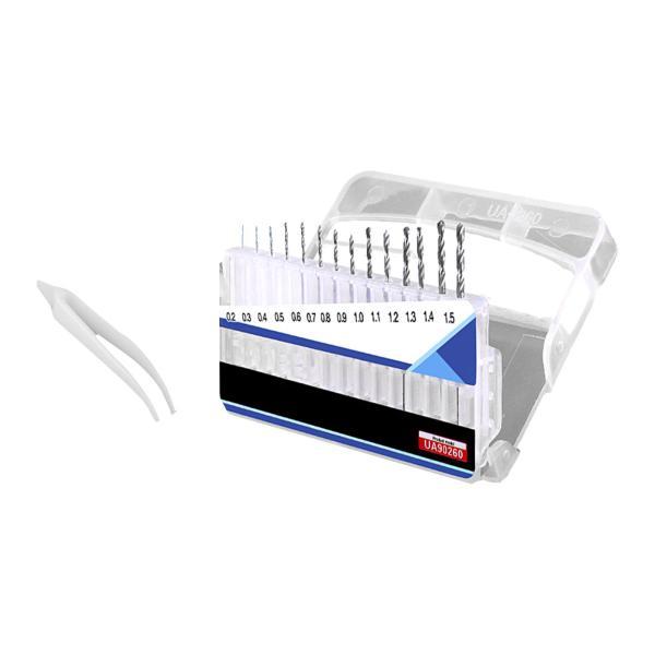 14x ドリル ビット セット 彫刻ドリル ビット エンジニアリング穴用収納ボックス付き