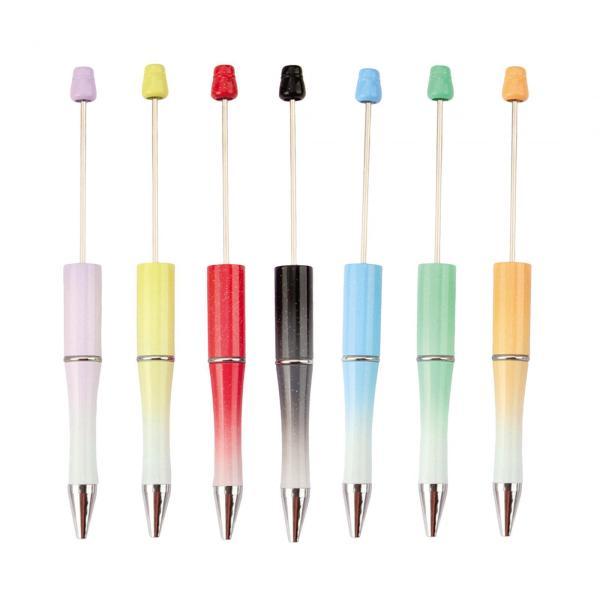 クリエイティブビーズペン 1.0 ミリメートルボールペン試験用 DIY 作成ギフト描画 7 個