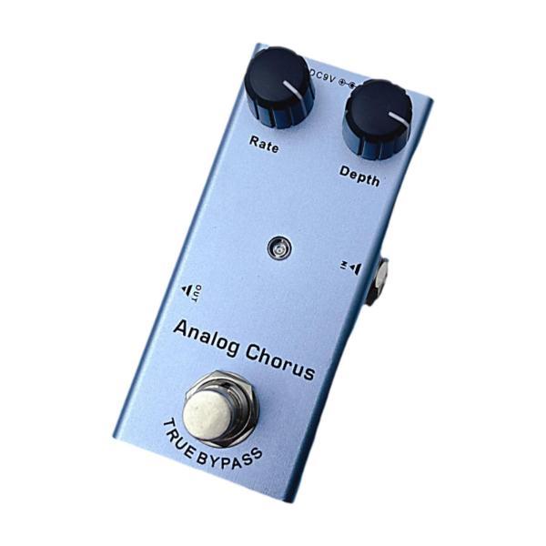 エレキギターペダルメタル DC 9V トゥルーバイパス練習パフォーマンスステージアナログコーラス用