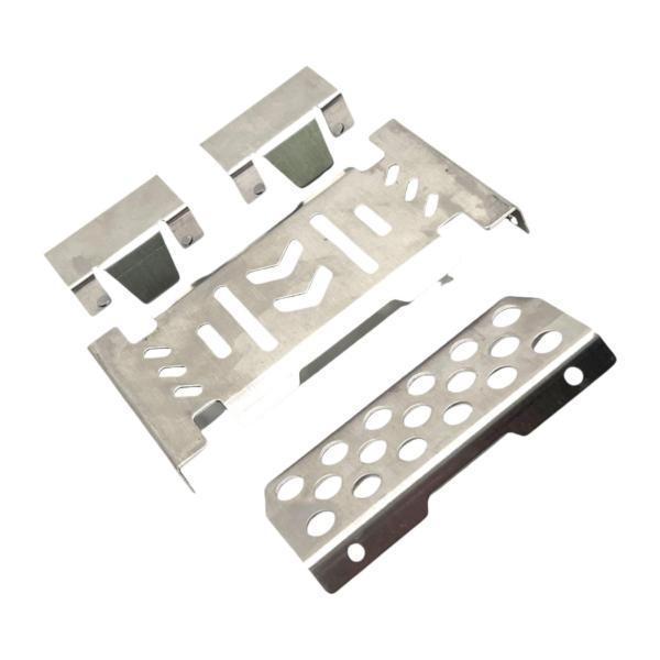 1/10シャーシスキッドプレート交換シャーシ装甲保護、アクセサア、に適用 YK4106 YK4107...