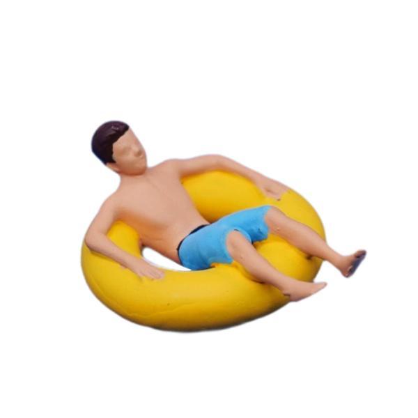 1/64スケール ジオラマフィギュア 塗装済み マイクロランドスケープレイアウト ドールハウス装飾用...