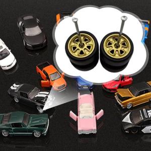 1/64 RCカー用ホイールとタイヤ2個入り ...の詳細画像3