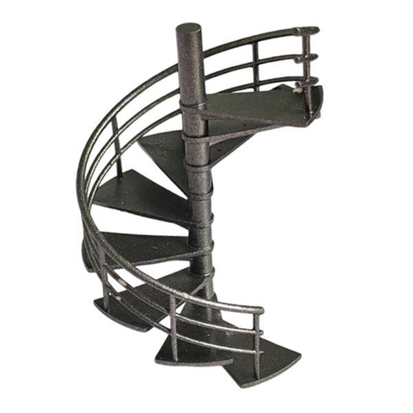 1/64スケール階段モデルミニチュア階段ジオラマ家具、マイクロランドスケープドールハウス用小型DIY...