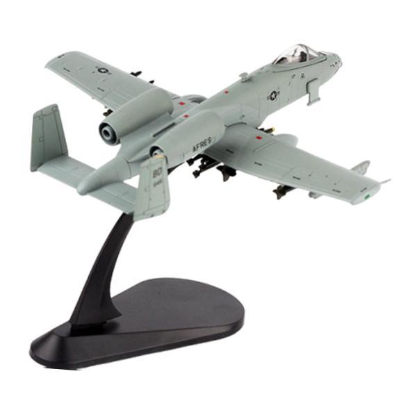 1/100 A10戦闘機モデル 頑丈な飛行機モデル 本棚リビングルームホーム