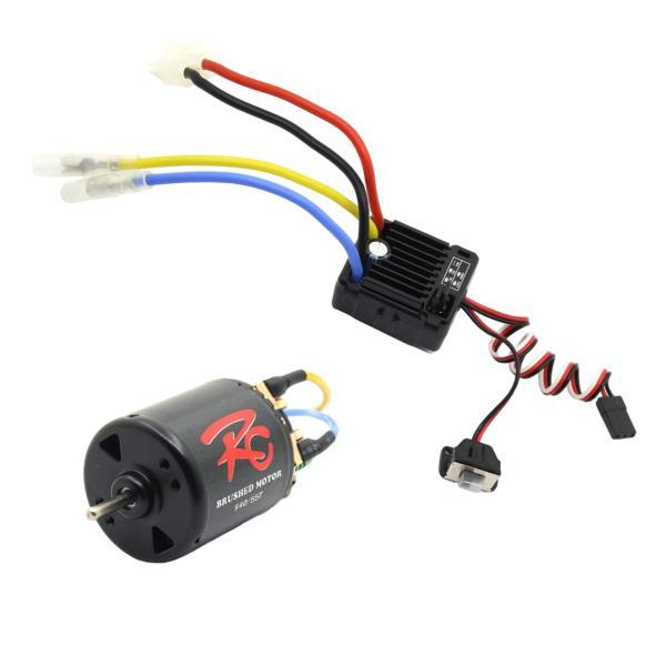 540ブラシ付きモーターキット 高性能交換部品 /10 RCクローラー 55T用