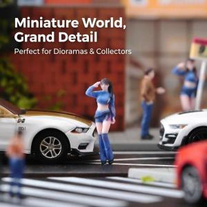 1/64スケール 人物フィギュア ジオラマシー...の詳細画像4