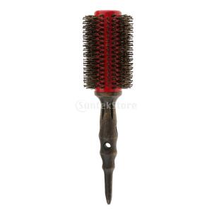 ロールブラシ 豚毛 耐熱仕様 ブロー  巻き髪 ヘア カーリングブラシ ブラシ 全5サイズ - 3.2cm