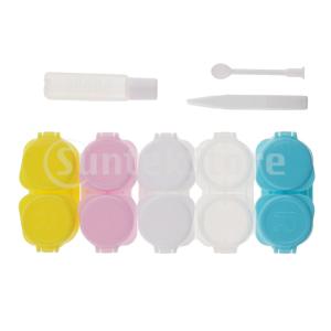 コンタクトレンズボックス 液体収納ボトル ピンセット