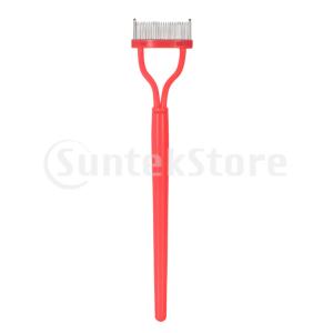 プロラッシュコームマスカラアプリケータガイドまつげ化粧ブラシツール