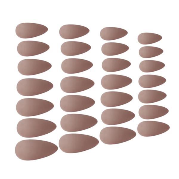 ベージュ 偽ネイルアートのヒント 釘を押す