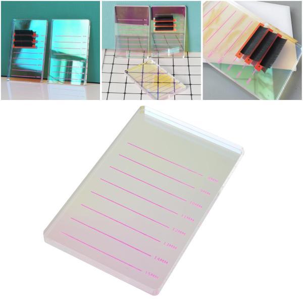 クリアアクリルまつげエクステパレットまつげスタンドパレット、つけまつげ用ホルダー個別メイクアップアク...