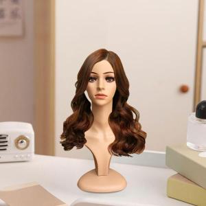 女性ウィッグヘッドマネキンウィッグディスプレイモデルショルダー付き軽量多目的プロフェッショナルウィッグホルダー帽子ディスプレイモデルヘアピー｜stk-shop