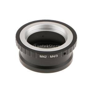 Perfk M42レンズ マイクロM4 / 3 メタル カメラマウント アダプタリング Panasonic カメラ用