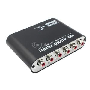 オプティカル  SPDIF/DTS/AC-3 同軸 ドルビー デジタル 5.1 CH アナログ オーディオ デコーダ DVDプレーヤー用