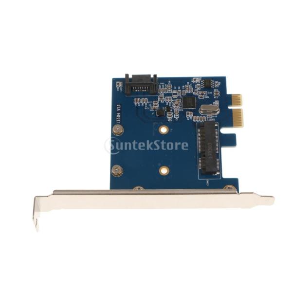 Perfk PCI-エクスプレス→ mSATA3.0 + SATA 3.0 HDD / D アダプタ...