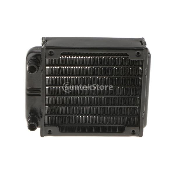 コンピュータ ラジエーター 水冷却 クーラー CPUヒートシンクに対応 アルミ 80ミリメートル 耐...