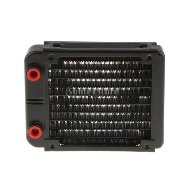 IPOTCH G4 / 1 アルミニウム コンピュータ CPU  10パイプ 水冷却 ラジエーター ...