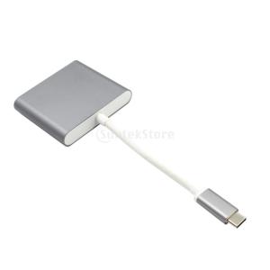 タイプ-C U-C→HDMI + U3.0 アダプタ ケーブル 変換コード サポート 4K PCに対応