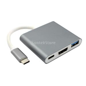 タイプ-C U-C→HDMI + U3.0 ア...の詳細画像4