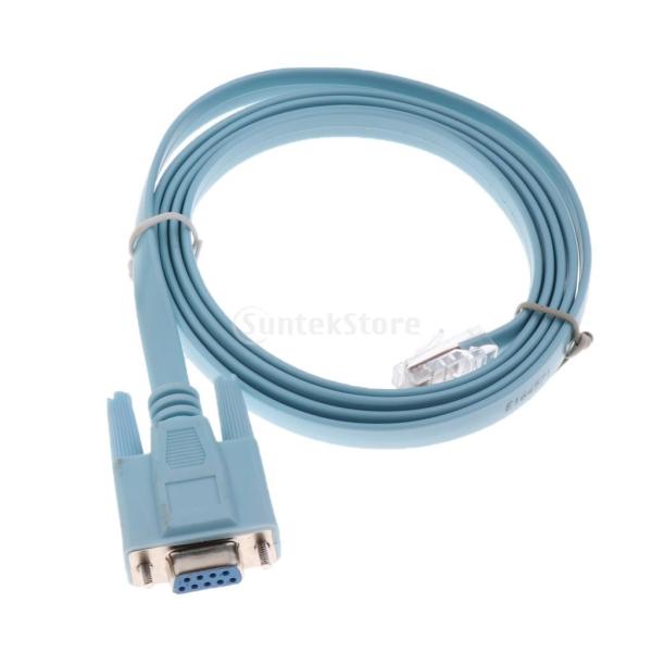 アクセサリー 部品 DB 9ピン  RS232シリアル→ RJ45 CAT5イーサネット アダプタ ...