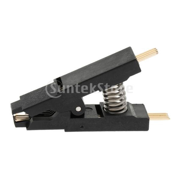 P Prettyia SOP8 ICテストクリップ プログラミング SOIC 8 / SOP8テスト...