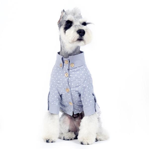 ペットの犬の子犬の襟のシャツクールなコートの猫の服の衣装アペラティブブルーxl