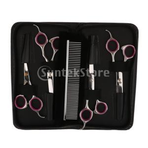 F Fityle 6個 散髪はさみ トリミングハサミ トリマー 櫛