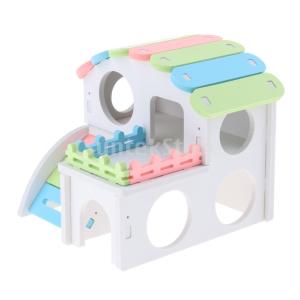 ハムスターハウス 2階 建て お家 飼育ケージ ペット用品