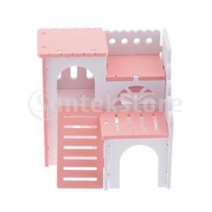 ハムスターハウス 小型ペットハウス はしごで おもちゃ